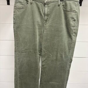 Chico's Sage Green Straight Leg Jeans
